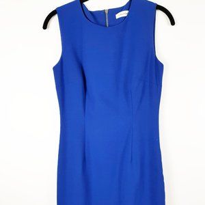 Calvin Klein Size 2 Blue Fitted Dress